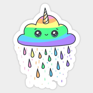 Rainbow Unicorn Sticker